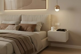 Nicole 46 cm-es függő éjjeliszekrény készlet - kasmír