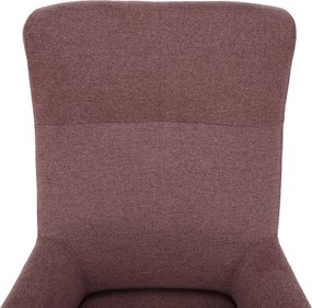 Füles fotel, fáradt rózsaszín/tölgy, SAMY