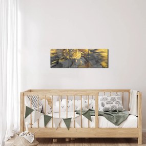 Kép - Arany expanzió (órával) (90x30 cm)
