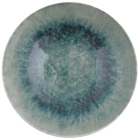 18 db-os étkészlet, batikolt mintás, türkiz - AQUATIQUE