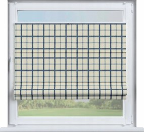 Kész pliszírozott roló római Szicília 100x180cm kék