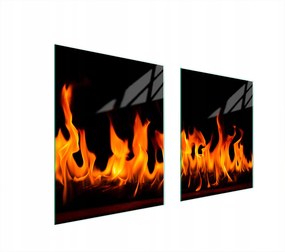 Üveg Tűzhelyvédő Főzőlap 85x52 Tűz Edzett Üveg