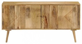 tömör mangófa tálalószekrény 110 x 30 x 60 cm
