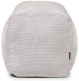 Krémszínű kordbársony babzsákfotel Plus 100 Lounge – SLOWDOWN