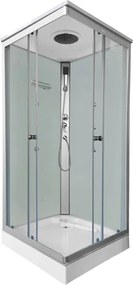 Valerie 80x80 cm szögletes hidromasszázs zuhanykabin