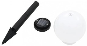 6 db napelemes kültéri LED gömblámpa 20 cm RGB