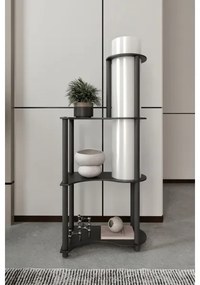 Állólámpa polcokkal NOTO 1xE27/40W/230V fekete