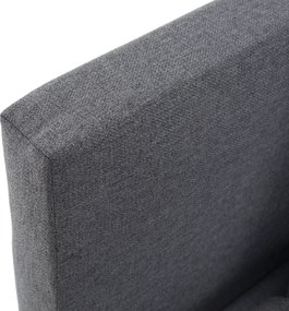 Kihúzható heverő, világosszürke, EUGI