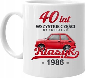 Minden alkatrész eredeti Klasszikus 1986-től Bögre Ajándék 40. Születésnapra