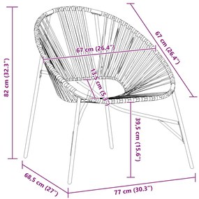 fekete és sárga polyrattan kerti tojás szék