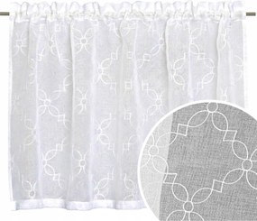 Irigy Hónaljmirigy Kész 100x50cm Vitrázs Függönyök Konyha Függöny Rövid Hímzett