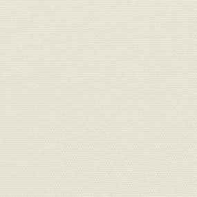 krémszínű behúzható oldalsó napellenző 140 x 600 cm
