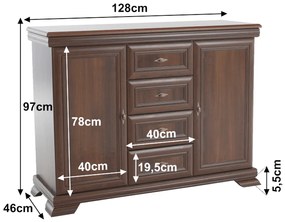 KORA KK3 komód, samoa king