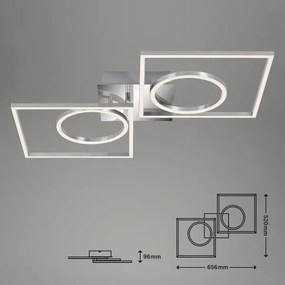 Briloner 3135-018 - LED Dimmelhető mennyezeti lámpa FRAME LED/43,8W/230V 3000K