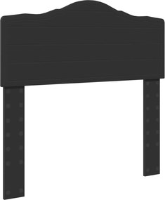 vidaXL Fejtámla Fekete tölgy 90 cm Faanyag