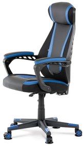 Kék Ekobőr Gamer Szék, Hinta Mechanikával. KA-Y213 BLUE