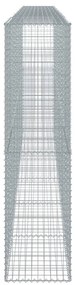 horganyzott vas gabion kosár fedéllel 600 x 50 x 200 cm