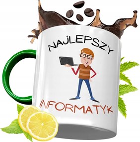 Zöld Bögre Informatikusoknak Születésnapi Ajándék fényképes nyomtatással