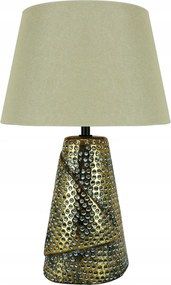 Magda asztali éjjeli lámpa E27 arany bézs