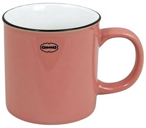 Kerámia teás és kávés bögre, rózsaszín, 250 ml