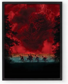 Keretezett poszter Stranger Things sorozat 30x40 cm