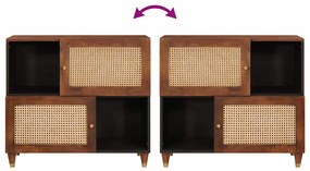 Média tárolószekrények és állványok Barna 80 x 33.5 x 75 cm