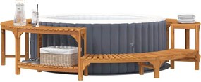 Jakuzzi Környezet Barna Ø275 x 55,5 cm Tömör Akácfa