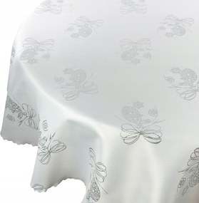 Abrosz Karácsonyi Bombák Fehér Ezüst Átmérő 80 cm