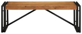Tömör akácfa dohányzóasztal 100x50x35 cm