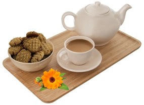 Barna bambusz tálca, 25 x 44 cm - Orion