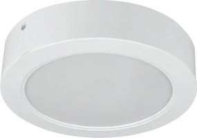 Dpm Led plafon 18W IP54 kerek 2in1 falra szerelhető/süllyesztett fehér