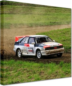Vászonkép 60x60 Audi Quattro terepen