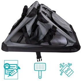 Összehajtható kisállathordozó táska, több típusban-S méret