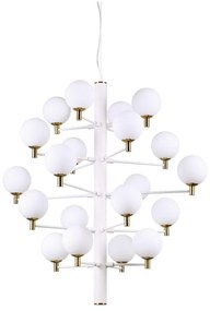 Ideal Lux - LED Csillár zsinóron COPERNICO 20xG9/3W/230V átm. 86 cm fehér