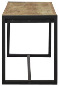 Pad Barna Tömör mangófa 100 x 35 x 45 cm Tartós Előszobapad