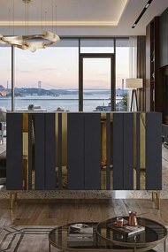 Mia 120 - Anthracite, Gold