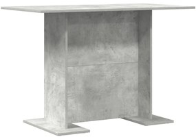 Beton Szürke Étkezőasztal 110x60x75 cm Mérnöki Fa