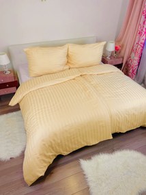 TiaHome damaszt arany lapok - 1x Párna 90x70cm, 1x Paplan 140x200cm