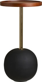 Kerek tárolóasztal mangófa asztallappal ø 30 cm Sirone – House Nordic