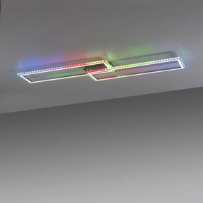 Leuchten Direkt14635-55-LED RGB FELIX 34,5W/230V dimmelhető mennyezeti lámpa+DO