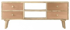 tömör mangófa TV-szekrény 110 x 30 x 45 cm