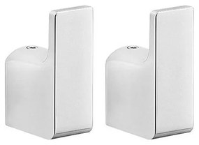 Gedy - KÉSZLET 2x Fali kampó PIRENEI fényezett króm