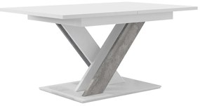 Étkezőasztal Lumenza (fehér + beton). 1054139