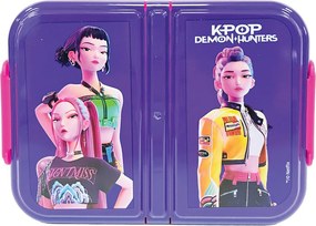 K-pop Démonvadászok Girls több rekeszes uzsonnás doboz, szendvicsdoboz