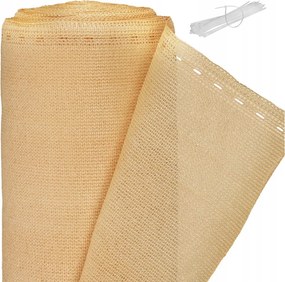 Relaxdays 1,8 m magas kerítéspanel bézs színben