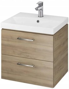Cersanit - SET szekrény + mosdó, dió, LARA CITY 50, S801-155-DSM