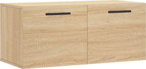 vidaXL sonoma tölgy színű szerelt fa faliszekrény 80 x 36,5 x 35 cm