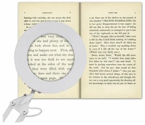 Extol - LED Dimmelhető asztali lámpa nagyítóval LED/8W/5V 2900/4500/7500K fehér