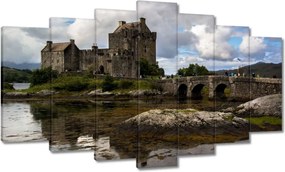 Vászonkép 140x80 Kastély a vízen