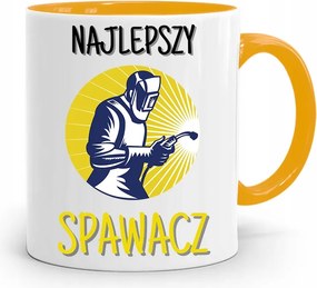 Sárga Hegesztő Ajándék Bögre A Legjobb Hegesztő Nyomtatott Fotóval